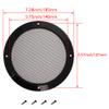 1Pcs Speaker Grills, 6.5" Speaker Grill Mesh Decorative Circle Subwoofer Guard Protector Cover Audio Accessories Black Metal Trim,Aicosineg view 2