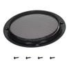 1Pcs Speaker Grills, 6.5" Speaker Grill Mesh Decorative Circle Subwoofer Guard Protector Cover Audio Accessories Black Metal Trim,Aicosineg view 4