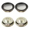 Aicosineg Speaker Repair, 2Pcs 5W 8 Ohm DIY Magnetic Speake Internal Magnet Speaker Mi, Speaker 50mm Diameter Round Shape Replacement Lou view 1