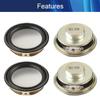 Aicosineg Speaker Repair, 2Pcs 5W 8 Ohm DIY Magnetic Speake Internal Magnet Speaker Mi, Speaker 50mm Diameter Round Shape Replacement Lou view 3