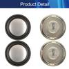 Aicosineg Speaker Repair, 2Pcs 5W 8 Ohm DIY Magnetic Speake Internal Magnet Speaker Mi, Speaker 50mm Diameter Round Shape Replacement Lou view 4