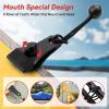 Large Tarp Clips Heavy Duty Lock Grip 12 PCs Tarp Clamps Thumb Screw Tent Fasteners Clips with 12 PCs Ball Bungee Cords for Camping Awnings Caravan Canopies Car Swimming Pool Boat Cover Clips etc view 3