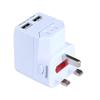 KKNH Universal Travel Adapter,Ultra Compact Safe Grounded Perfect for Cell Phones, Laptops, Camera Chargers with 2 USB view 1