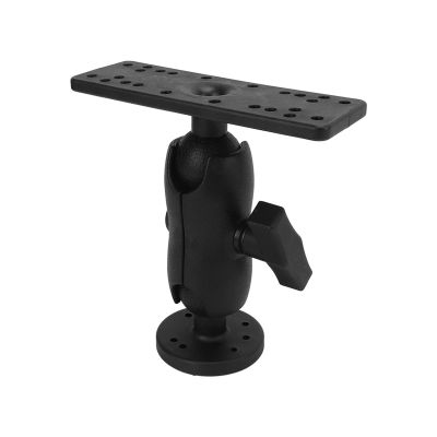 360 Degree Marine Kayak Kayak Fish Finder Mount Marine Electronic Fish Finder Mount GPS Plate Rotating Supporter Electronic Fish Finder Mount Base