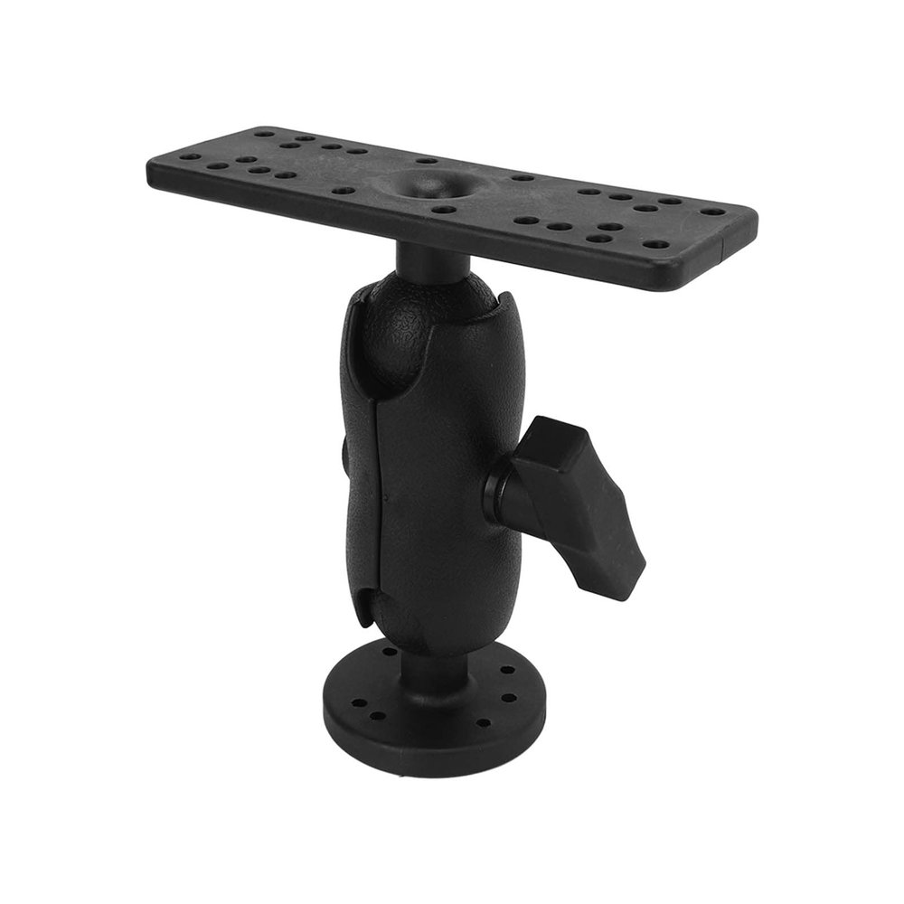 360 Degree Marine Kayak Kayak Fish Finder Mount Marine Electronic Fish Finder Mount GPS Plate Rotating Supporter Electronic Fish Finder Mount Base