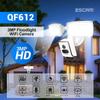 Garden Garage Light Wireless WiFi Security Camera, 2.8mm IP Camera 3MP, PIR Motion/Humanoid Detection/Siren Alarm/Alarm Push, 2 Way Audio Night Vision, Smart Dual-Light Source AI Floodlight Camera view 2
