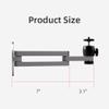 Liboer Foldable Projector Wall Mount Universal Adjustable Ceiling Wall Projector Mount Aluminum Alloy Projectors Stand,1/4" Screw Size (Wall Mount) view 4