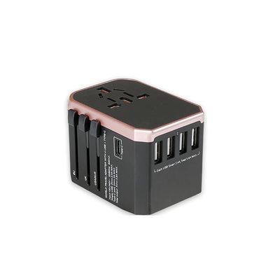 KKNH International Plug Converter, Universal USB Socket ConverterInternational Plug Converter Travel Spare, (Color : A)