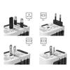KKNH International Plug Converter, Universal USB Socket ConverterInternational Plug Converter Travel Spare, (Color : A) view 4
