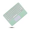 Fire HD 10 and Fire HD 10 Plus 11th Generation 2021 Release Keyboard Case With touchpad Cute round key color keyboard magnetic detachable BT keyboard (2021 Fire HD 10 / Fire HD 10 Plus, Mint) view 2
