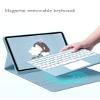 Fire HD 10 and Fire HD 10 Plus 11th Generation 2021 Release Keyboard Case With touchpad Cute round key color keyboard magnetic detachable BT keyboard (2021 Fire HD 10 / Fire HD 10 Plus, Mint) view 3