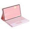 GOOVEN Fire HD 10 /Fire HD 10 Plus (11th Generation 2021 Released) Touch Keyboard case Color Round Key Detachable Keyboard Wireless BT Keyboard with touchpad (Pink) view 2