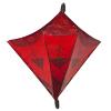 Treasures Of Morocco Henna Lamps & Sconces Moroccan Handmade Goat Leather Wall Sconce with Henna Tattoo Shade Red view 2