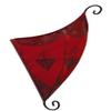 Treasures Of Morocco Henna Lamps & Sconces Moroccan Handmade Goat Leather Wall Sconce with Henna Tattoo Shade Red view 3