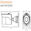 Digital watchdog DWC-B8563TIR 5MP Black Outdoor Analog Bullet Camera with 2.8 to 12mm varifocal Lens view 2