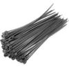 100 X Black Heavy Duty Cable Zip Ties 12" Nylon Wire Cords Temperature Resistant view 4