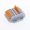 10Pcs Mini Fast Quick Eletrical Wire Connector 5 Pin Universal Docking Fast Wiring Conductors Push-in Terminal Block view 4