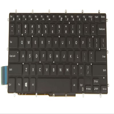 AZUBAYCOM US Keyboard for Dell Inspiron 15 7573 2in1, 7569 2in1, 7579 2 in 1, 7560 7572 7460 Backlit 0M9DMK