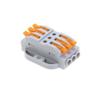 10Pcs Mini Fast Quick Eletrical Wire Connector Universal Docking Fast Wiring Conductors Push-in Terminal Block 3Pin view 3