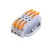 10Pcs Mini Fast Quick Eletrical Wire Connector Universal Docking Fast Wiring Conductors Push-in Terminal Block 3Pin view 4