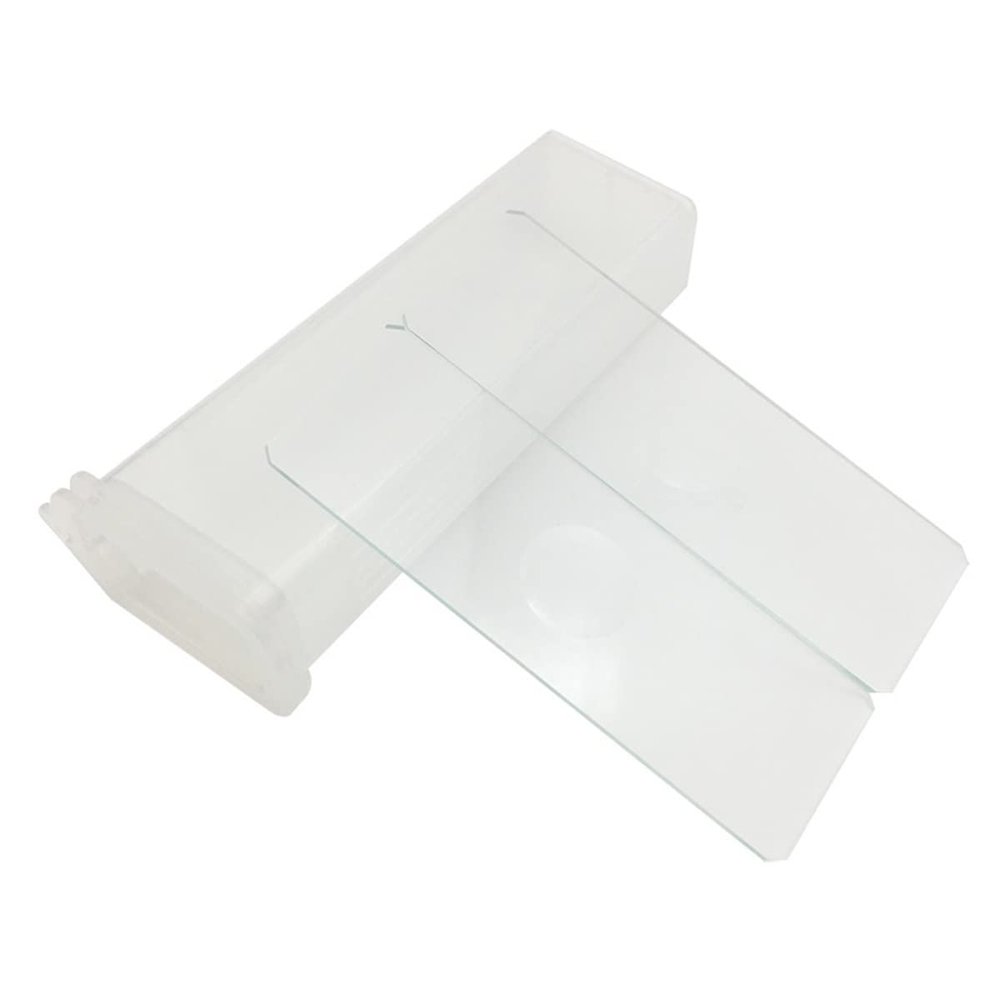TYZK Microscope Kit 5PCS Reusable Double Concave Biological Microscope Blank Glass Slides Microscope Lens Adapters