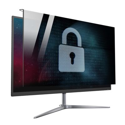 JCSKY Universal Computer Privacy Screen Filter for Widescreen Computer Monitors, Acrylic Material Hanging Type Computer Film Multi-Size to Choose / 22in 490x317mm