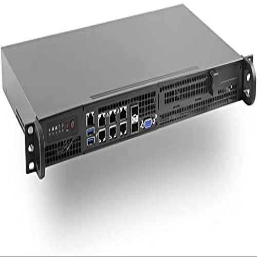 Supermicro Mini 1U Rackmount Serve rw/Dual 10GbE, Xeon D Quad Core, SFP+, 10GBase-T, IPMI RS-SMX10TP8F