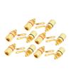 10pcs Gold Plated Audio Connector Binding Post Amplifier Speaker Cable Terminal Banana Plug Jack for 4mm Diameter Banana Plugs view 1