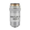 TYZK Microscope Kit 4X 10X 20X 40X 60X 100X Microscope Objective Lens Achromatic Objective Laboratory Biological Microscope Parts Microscope Lens Adapters (Color : 100X) view 1
