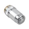 TYZK Microscope Kit 4X 10X 20X 40X 60X 100X Microscope Objective Lens Achromatic Objective Laboratory Biological Microscope Parts Microscope Lens Adapters (Color : 100X) view 4