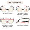 Eyekepper 4 Pack Blue Light Filter Reading Glasses Women Round Computer Readers +0.75 view 4
