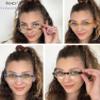 Eyekepper 4 Pack Round Blue Light Blocking Reading Glasses for Women Computer Readers +0.50 view 2