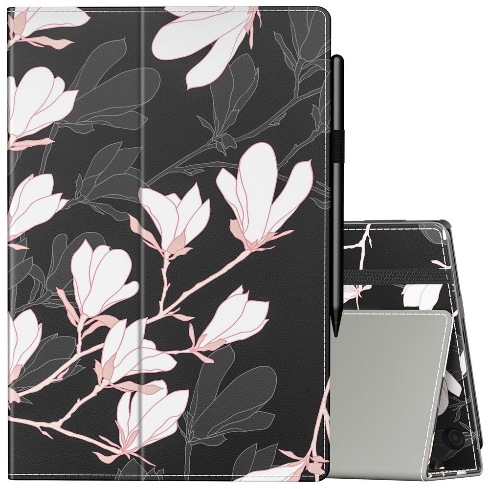 ANNAPRO Case for Amazon Kindle Fire HD 10 Tablet (13th/11th Generation, 2023/2021 Release) & Fire HD 10 Plus Tablet - Slim Folding Stand Folio Cover with Auto Wake/Sleep and Hand Strap, Orchid
