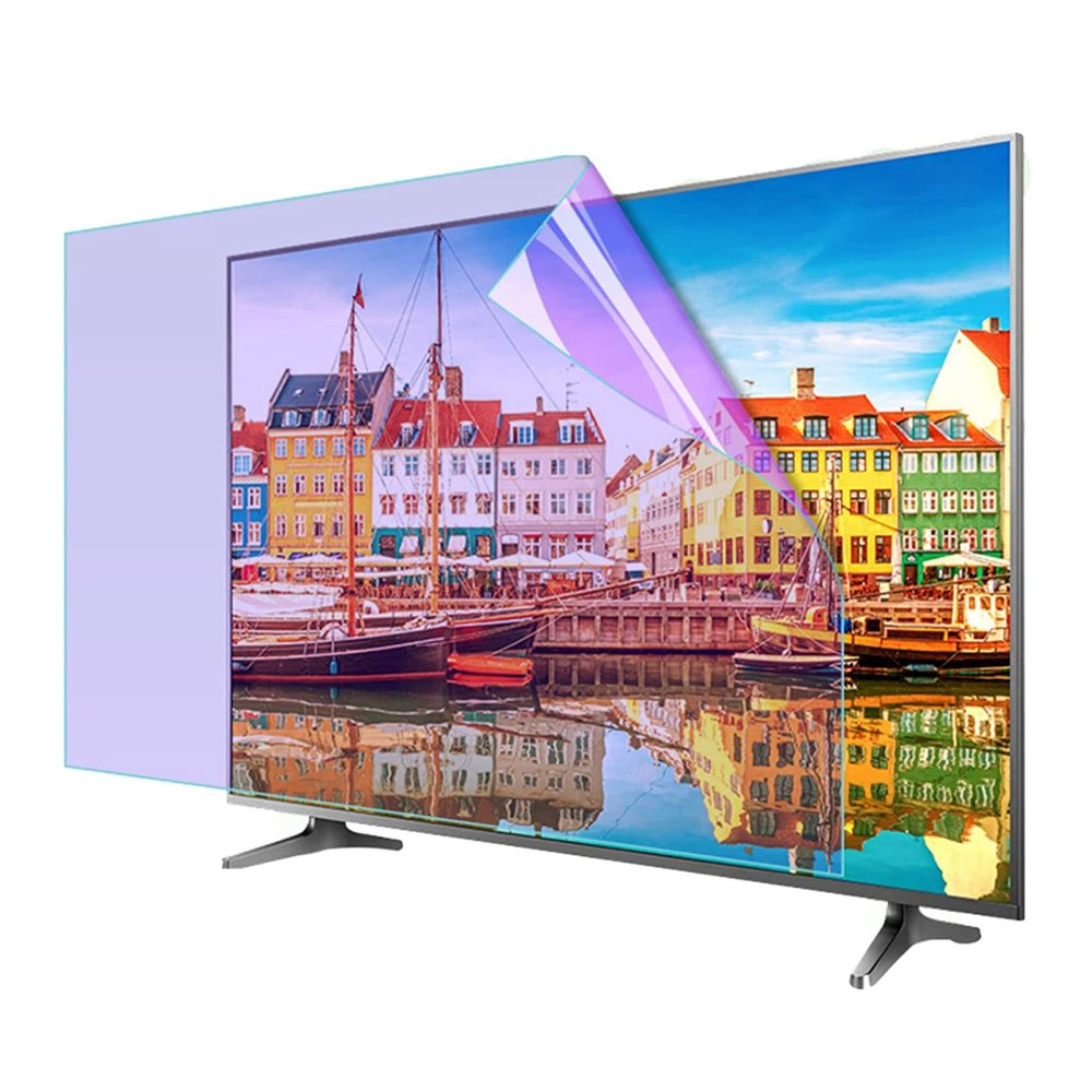 65" Frosted Anti Glare Film TV Screen Protector, Anti Blue Light TV Filter Film Relieve Eye Strain and Sleep Better - Radiation Protection/Anti-Myopia