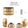 Tertullus 4 Pcs Speaker Isolation Feet Anti Vibration Pads with Stainless Steel Ball Speaker Pad Stand 39mm24mm Aluminum Absorb Shock for Hifi Equipments(Gold) view 3
