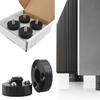 Tertullus 4 Pcs Speaker Isolation Feet Anti Vibration Pads with Stainless Steel Ball Pad Stand 39mm24mm Aluminum Absorb Shock for Audio Speaker Amplifier HiFi Equipments(Black) view 3