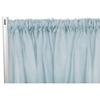 CVL 1 Pc, Sheer Voile Flame Retardant (Fr) 10Ft H x 118" W Drape/Backdrop Curtain Panel - Dusty Blue for Wedding, Birthday, Shower, Tradeshow, or Events view 1