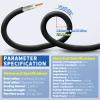 Bingfu Lora Antenna 20ft ALSR400 Ultra Low Loss RF Extention Cable - N Female to RP-SMA Male - with SMA Male Adapter Compatible with Helium HNT BOBCAT Miner SyncroBit Gateway Sensecap Hotspot Antennas view 4