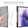 Fintie Bundle: Case for Samsung Galaxy Tab S8 Plus 2022/S7 FE 2021/S7 Plus 2020, Stand Cover Magnetically Detachable Keyboard Case + Ultra Thin Lightweight Tri-Fold Stand Cover view 3