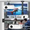 DAWASAPAT 3-in-1 Projector Mount Wall/Ceiling Projection Bracket, Universal Height Adjustable Hanging Mount Bracket Holder with Extension Pole for Home and Office Projector view 3