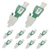 10Pcs LC Fiber Optic attenuator, Fiber Signal Attenuation Converter, LC Inserts Connector Single Mode (LC-APC, 7dB) view 1