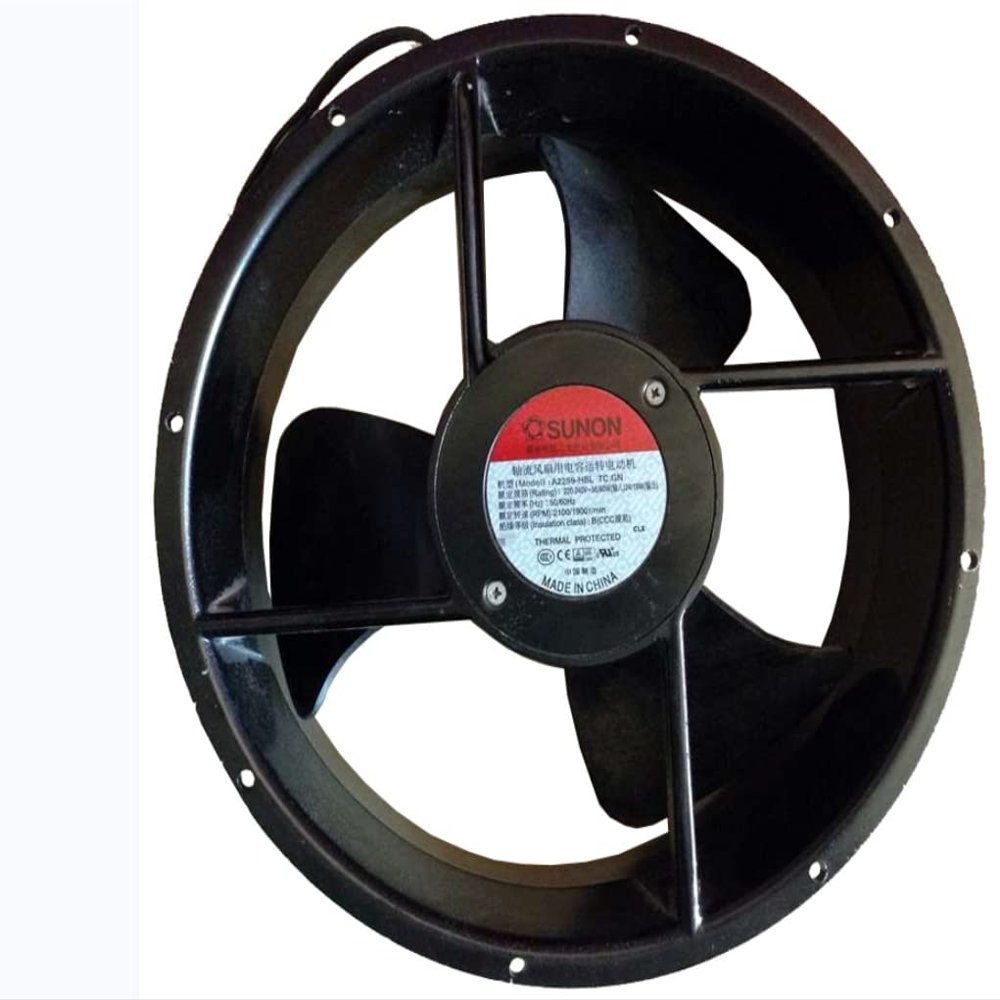 A2259-HBL TC.GN 254x254x89mm 220/240V 0.24/0.27 A 50/60 W 2-Wire Cooling Fan