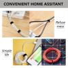 54 Yards x 1/2 Inch Reusable Cable Ties - BSELEYY Adjustable Cord Straps Cable Management Tape Cord Organization Straps Hook Loop Tape Cord Wrap for Home,Office, Wire Bundling (27Yd x 2 Rolls) view 3