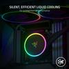 Razer Hanbo Chroma RGB All in One Liquid Cooler aRGB Pump Cap: AIO Design - Quiet, Powerful aRGB Fans - PWM Fan Controller Support - Intel LGA 115X Series, 2011, 1200, 1700, AM5 Compatible - 360MM view 2