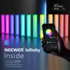NEEWER RGB LED Video Light Stick, Touch Bar & APP Control, Magnetic Handheld Photography Lighting Wand, Dimmable 3200K~5600K CRI98+ Full Color LED Light with 6400mAh Battery, 17 Scenes, RGB1 view 3