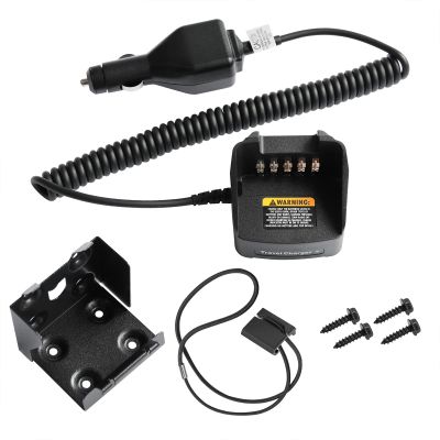 Amasu KVC-14 Vehicular Travel Car Charger Compatible with TK2170 TK3170 TK3173 TK2360 TK3360 NX220 NX320 NX3320 KNB-25A KNB-26N KNB-35L KNB-55L KNB-57L