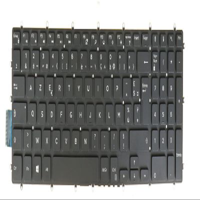 French FR AZERTY Laptop Replacement Keyboard for Dell Inspiron 7786 2in1, 17 7773 2in1, 7778 2in1, 7779 2 in 1, 0CHM7P Backlit No Frame