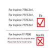 French FR AZERTY Laptop Replacement Keyboard for Dell Inspiron 7786 2in1, 17 7773 2in1, 7778 2in1, 7779 2 in 1, 0CHM7P Backlit No Frame view 2