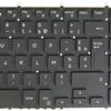 French FR AZERTY Laptop Replacement Keyboard for Dell Inspiron 7786 2in1, 17 7773 2in1, 7778 2in1, 7779 2 in 1, 0CHM7P Backlit No Frame view 4