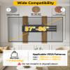 48'' Extension Extra Long Arm TV Wall Mount, Heavy Duty Full Motion TV Wall Mount for 37 to70,75,77,80,85'' Screens, Max VESA 600x400mm, Hold 110 lbs, 16''-24'' Wood Studs/Concrete/Brick Wall view 4